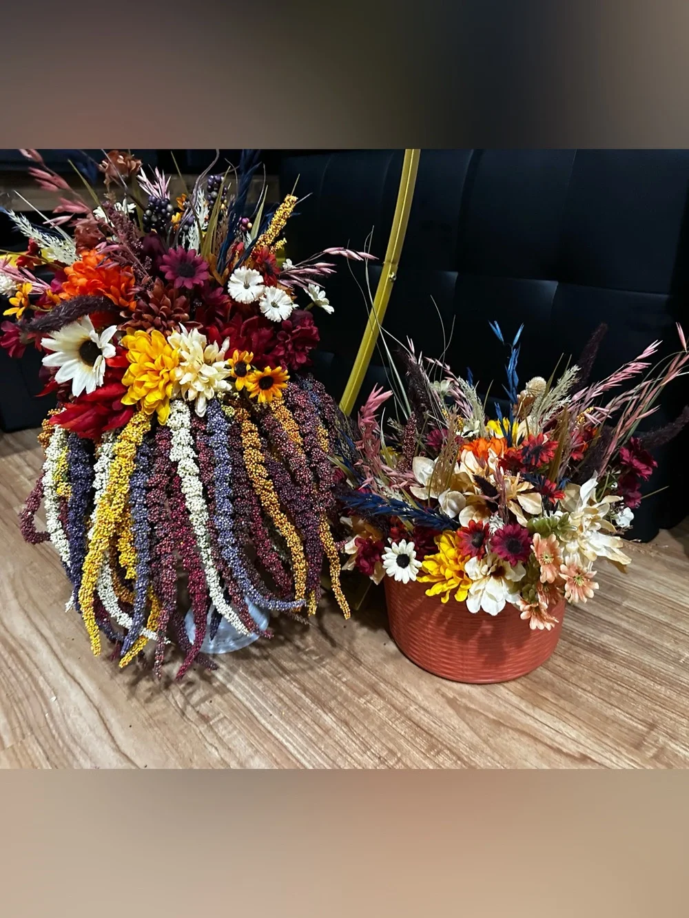 Fall Boho Wedding Faux Floral Arrangement